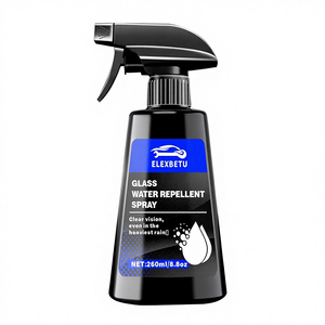 車のフロントガラス用防水曇り止めキット（コーティング剤とクリーニングスプレー260ml入り）環境に優しいpH中性、残留物なし - Product Image 1