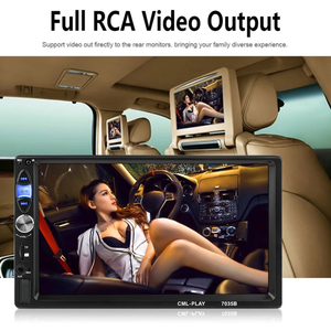 7035B Video Âm Thanh Nổi Xe Hơi Thông Dụng 2 Din 7 Inch Với Điều Khiển Vô Lăng Xe Hơi BT FM Và Liên Kết Gương Máy Phát Thanh <span class=keywords><strong>MP5</strong></span> Cho Xe Hơi - Product Image 6