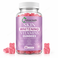 Complément de Collagène Végétalien à Marque Blanche pour Soins Nutritionnels Quotidiens, Gummies Éclaircissants pour la Peau Adulte à Marque Blanche