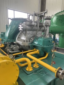 효율적인 다단식 응축 증기 터빈(PLC 제어 및 펌프 포함) 지열 발전소 재생 에너지 생산용 - Product Image 2