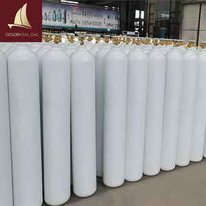 Bouteilles d'oxygène en acier sans soudure certifiées CE/ISO <span class=keywords><strong>de</strong></span> 50 L, 200 bar, 230 bar, 300 bar (blanc/bleu/noir) avec vannes personnalisables - Product Image 1