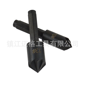 Black Seven Blade Chamfering Tool 10mm 13mm 1/4 Hex Shank Countersink Drill For Woodworking Steel - Product Image 2