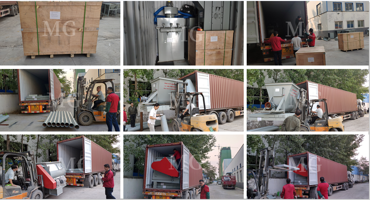 6-8T/H Semi Automatic Premix Dry Mortar Production Line Putty Making Machine