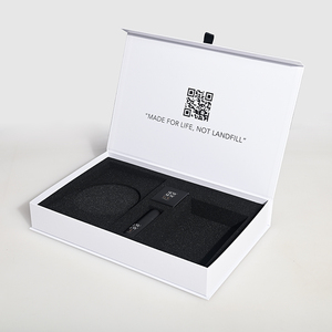 <strong>Custom</strong> Print <strong>Logo</strong> White Design Luxury Magnetic Cosmetic Skincare Set Packaging Gift <strong>Box</strong> <strong>With</strong> Foam Insert - Product Image 1