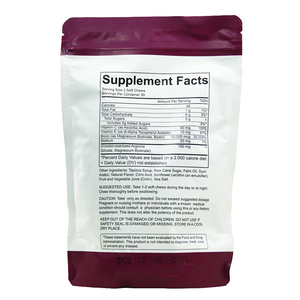 LuvVita Vente en gros ODM/OEM Bonbons gélifiés à la vitamine C et à la biotine pour la croissance des cheveux pour adultes - 60 gélifiés quotidiens - Product Image 2