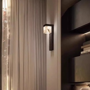 เจีย เหวินจุนโคมไฟติดผนังสไตล์มินิมอลสมัยใหม่ LED 220V สำหรับห้องโถง ห้องนอน ห้องนั่งเล่น - Product Image 2