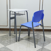 Meubles scolaires brésiliens, table et chaise pour étudiants, ensemble bureau et chaise pour salle de classe