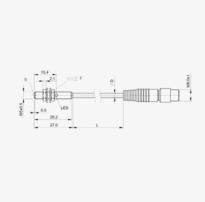 B-ALLUFF BES00HC BES 516-3005-G-E4-C-S49-00,3 เซ็นเซอร์แบบเหนี่ยวนำขนาดกะทัดรัดของแท้พร้อมส่ง - Product Image 5