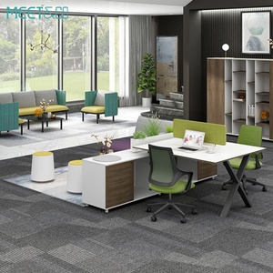 Factory Direct Sale Open Office Furniture Modular Partition Tables <b>Desk</b> Office Cubicle Workstations for 2,4,6,8 Person - Product Image 1