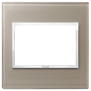 Vimar Wall <b>Switch</b> Plate Brown Opal 15.8x14.1x3.9 Cm - Product Image 1