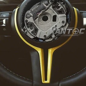 Volante de Cuero Amarillo Clásico Personalizable para BMW F11 2016 <span class=keywords><strong>525D</strong></span> F32 2016 - Product Image 6