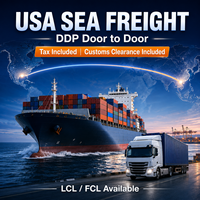 Agent de transport maritime Chine-USA, livraison porte-à-porte LCL+Express, expédition en 3 jours, transit en 30-45 jours