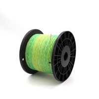 Gelbgrünes PVC-isoliertes Sauerstofffreies Kupfer-Einzeladerkabel Niederspannung Uo/U450/750V DC BVR H07V-R 25mm Kraftwerk