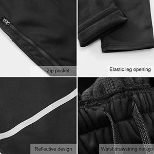 Caliente de lana térmica transpirable ciclismo pantalones ropa deportiva pantalones de los hombres - Product Image 4
