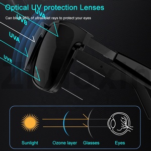 Lunettes Intelligentes SG-20 <span class=keywords><strong>Pro</strong></span> avec Traduction IA, Verres Magnétiques, Lunettes de Soleil à Protection UV avec Haut-parleurs Stéréo et Commande Tactile - Product Image 4