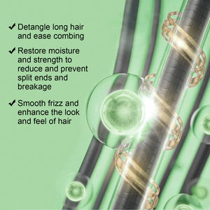 Huile Essentielle de Kératine 10-en-1 aux Extraits de Plantes, Hydratante, Lisse, Parfum Longue Durée, Éclat Rafraîchissant, avec Huile de Romarin et Huile de Ricin - Product Image 3