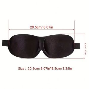 Stereo Printed Logo Seamless Breathable <b>Light</b> Blocking Travel Nap Accessory 3D <b>Sleep</b> Eye Mask - Product Image 4