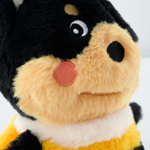Peluche de Perro <span class=keywords><strong>Shiba</strong></span> <span class=keywords><strong>Inu</strong></span> con Traje de Abeja de Alta Calidad, Certificado CE/EN71, Juguete de Peluche, Almohada para Mascotas - Product Image 6