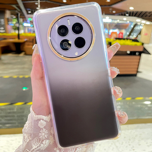 Funda de teléfono a prueba de golpes para <span class=keywords><strong>huawei</strong></span> <span class=keywords><strong>mate</strong></span> 50 pro <span class=keywords><strong>50pro</strong></span>, carcasa transparente de acrílico, TPU, color degradado, a la moda - Product Image 4