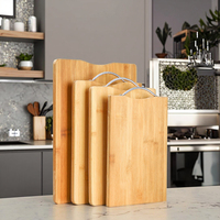 Planche à découper en bois massif de bambou épais de style chinois pour la cuisine et les fruits