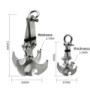 Gancho de Seguridad para Montañismo y <span class=keywords><strong>Caza</strong></span> al Aire Libre, Hebilla de Sujeción, Cierre para Tarjeta de <span class=keywords><strong>Seguro</strong></span> de Auto, Hebilla para Lona - Product Image 5