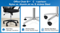 Chaise de bureau ergonomique en cuir de style moderne certifiée qualité, idéale pour les immeubles de bureaux