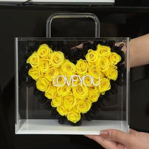 D119 Yunnan Usine En Gros Fourniture Pour Toujours Rose Boîte Préservée Fleurs Éternelles Immortelles Roses Éternelles De Noël Petit - Product Image 4