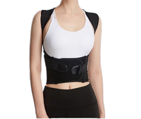 Correcteur de posture, soutien dorsal réglable, ceinture de soutien des épaules, correcteur de cyphose, 100% coton respirant