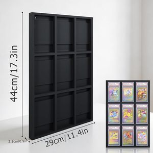Espositore Personalizzato per Carte con Rivestimento in Fibra di Carbonio <span class=keywords><strong>EVA</strong></span>, Montabile a Parete per Carte Gradate PSA/BGS - Product Image 2