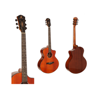 Upgrade Quality Solid Top Spruce Okoume Neck 41 Inch Acoustic Guitar Sapele Back Side Wholesale Factory OEM ODM
