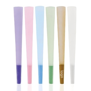 Coffret de Cones en Papier à Rouler de Qualité Alimentaire Rawa <span class=keywords><strong>Rizlas</strong></span> Blanc Naturel Marron avec Logo Personnalisé Coloré 84/98/109 - Product Image 1
