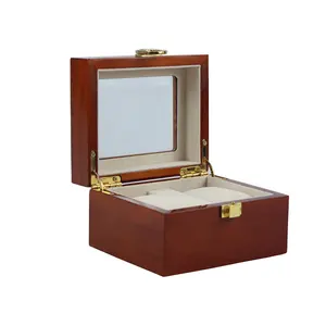 하이 퀄리티 사용자 정의 로고 높은 광택 검은 나무 상자 저렴한 컬렉션 시계 나무 상자 선물 시계 포장 보관 상자