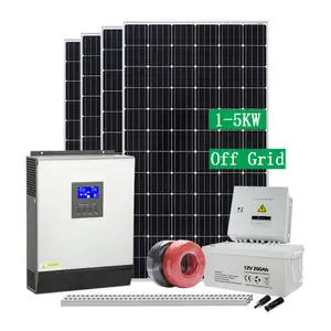 Nuovo arrivo Home 5kw sistema di pannelli del generatore solare