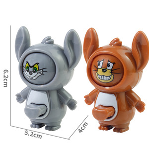 Porte-clés poupée à visage changeant Tom et Jerry, jouet en plastique pour enfants, anti-stress, unisexe, de 5 à 7 ans - Product Image 5
