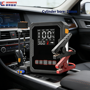 Arrancador de Emergencia Multifuncional, Bomba de Aire Portátil para Automóvil (5 en 1), Compresor, Inflador de Neumáticos para Motocicleta y Camión, a Prueba de Chispas - Product Image 1