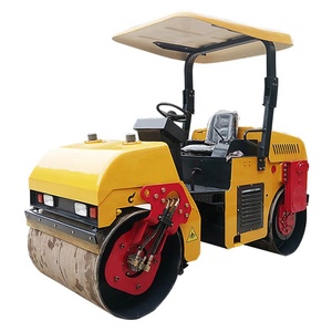 Compactadora de rodillo vibratorio de carretera, máquina de construcción compacta de suelo hidráulico de <span class=keywords><strong>6</strong></span> toneladas, 3 toneladas - Product Image 1