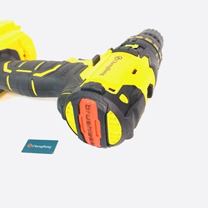 21V Yellow High <b>Torque</b> Rechargeable Portable Cordless Power Impact Drill <b>Set</b> Home Multifunctional Battery Hand Drill - Product Image 1