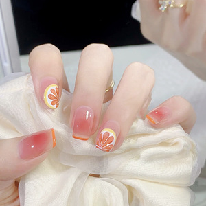 Ongles à presser en acrylique à couverture complète, design carré, avec paillettes <span class=keywords><strong>argent</strong></span>ées, papillons 3D, perles et strass, réutilisables, 24 pièces pour doigts - Product Image 6