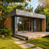 Villa de villégiature modulaire de luxe préfabriquée en acier et aluminium avec revêtement extérieur, solution clé en main, plan de maison personnalisé, moderne