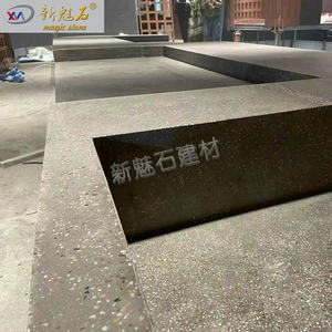New Magic Stone Terrazzo Reception <b>Desk</b> Precast Custom Size <b>Large</b> Concrete Countertop - Product Image 3