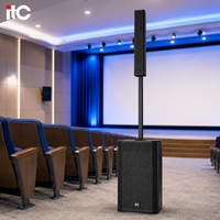 Système de sonorisation colonne 12 pouces 1600W+1600W de puissance de crête pour événements en direct