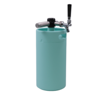 Distributeur de boissons 5L à double paroi en inox pour cocktails, sangrias, highballs, hard seltzers – Équipement de restauration commerciale