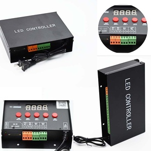 T12000ac 2-kênh Led điều khiển đầy đủ màu sắc thông minh lập trình <span class=keywords><strong>Dimmer</strong></span> ma thuật màu tiếp xúc với ánh sáng mô-đun vật liệu kim loại - Product Image 3