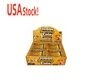 USA Stock Jumbo Plastic Squishy Coin Surprise Toy Birthday <b>Blind</b> Box Mystery - Product Image 2
