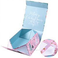 Maßgefertigte Rosa Luxus-Karton Faltbare Hochzeits-, Geburtstags-, Weihnachts-Geschenkbox mit Magnetverschluss
