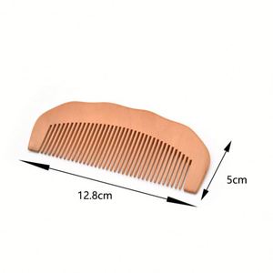<b>Creative</b> <b>Gift</b> Peachwood Hair Comb Anti Static Biodegradable Wood Comb for Women - Product Image 2