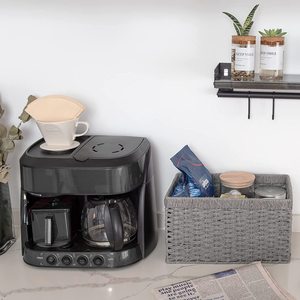 <span class=keywords><strong>Panier</strong></span> de rangement en corde de papier pour organiser avec poignée Bacs de rangement décoratifs pour <span class=keywords><strong>panier</strong></span> à papier toilette de comptoir <span class=keywords><strong>panier</strong></span> en osier - Product Image 6
