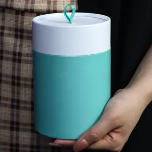 Luxury cylindrical <b>Christmas</b> gift paper storage and packaging transport <b>box</b>, candlestick packaging tub boxcustomizable as needed - Product Image 4