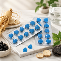 Comprimés d'amélioration de la vitalité masculine à base de plantes naturelles, les plus vendus en gros, pilule bleue masculine 500mg