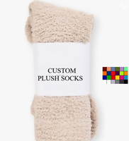Chaussettes de sommeil d'hiver personnalisées à motif, épaisses, de haute qualité, chaudes, ultra-luxe, super douces, respirantes et écologiques